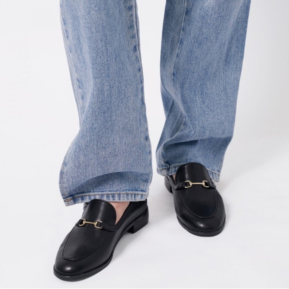 (ミステリアス) クラシックゴールドポイントラウンドローファー_SLLF240202