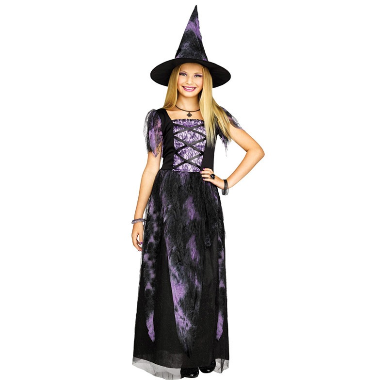 コスプレ 仮装 スターライトウィッチ 子供用 XL 【 コスプレ 衣装 ハロウィン 仮装 コスチューム 子供 魔女 キッズ 魔法使い ゴシックウィッチ こども パーティーグッズ 子ども用 】