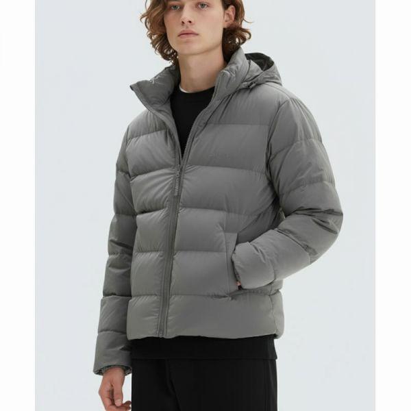 SNOWPEAK APPAREL ブライトスタンドネック 軽量ジャケット S24WMFDJ72 シルバーグレー