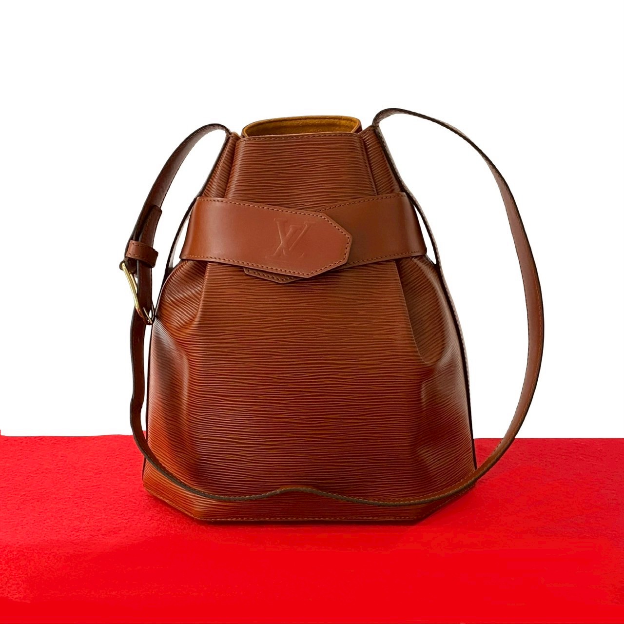 ヴィンテージ サックデポール PM エピショルダーバッグ レザー ブラウン 477-4 44,820円