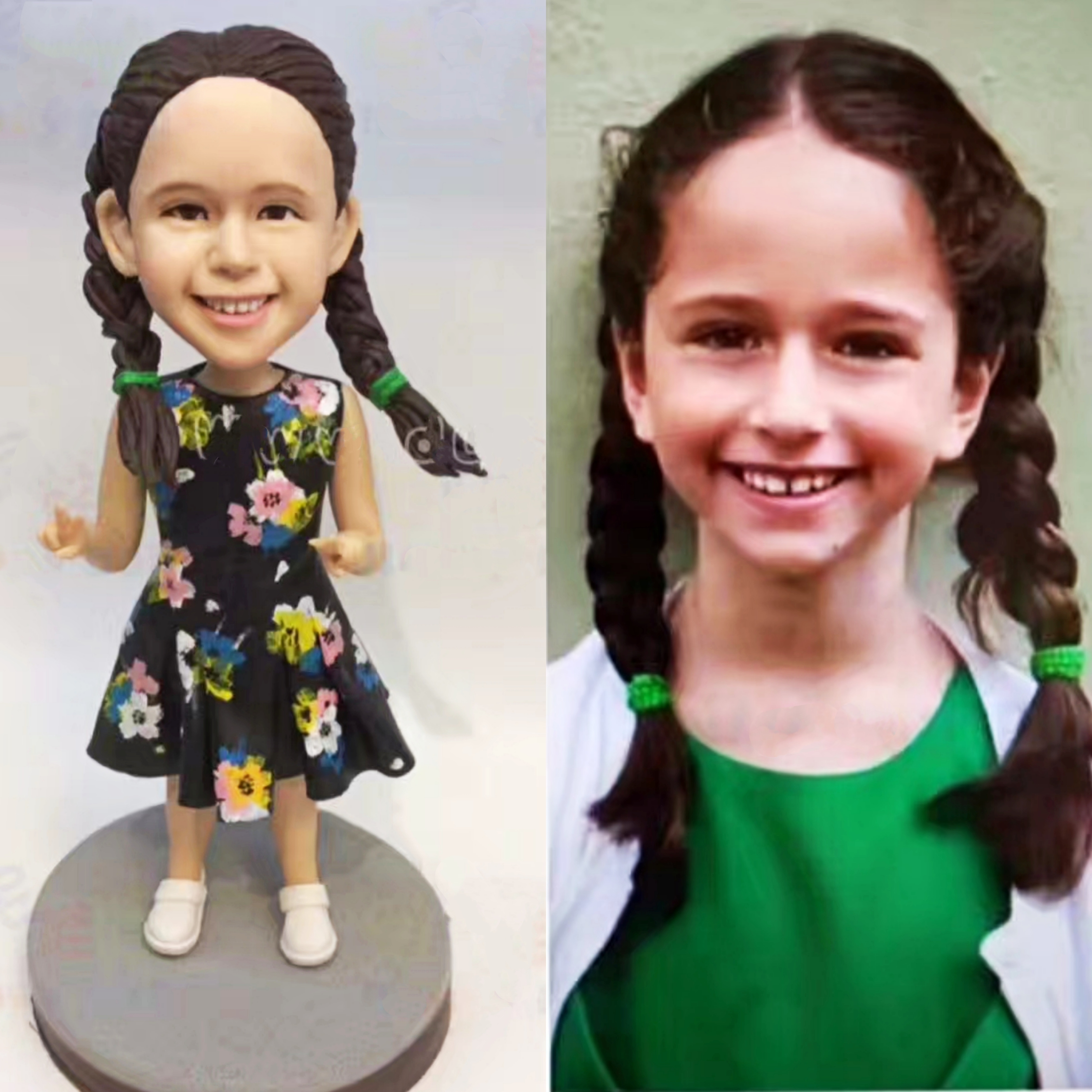 【オーダーメイド】3D肖像画 似顔絵 写真 人形 フィギュア 誕生日 ベビー 赤ちゃん キッズ 子供 幼児 出産祝い