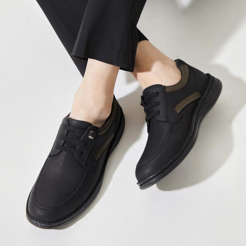 M. ウィラー牛革コンフォートカジュアルブラック517613201AA