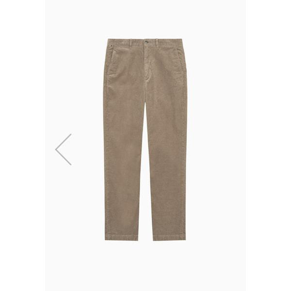 [男性] スリムストレートフィット コーデュロイ チノパンツ (T12F9WPC040MT10F7)