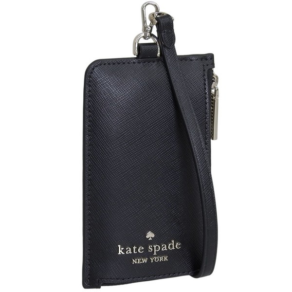 ケイトスペード 小物 レディース カードケース アウトレット レザー ブラック WALLETＳ CRD CSE LNYRD KN779-001 KATE SPADE