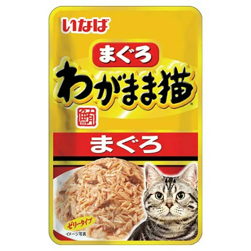 いなば　わがまま猫　まぐろパウチ　まぐろ　４０ｇ　１箱９６袋入り　ＣＲＣ35―20―20―90―00