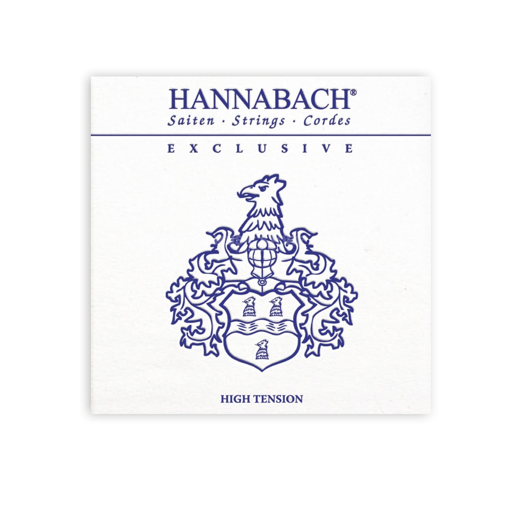Hannabach シリーズ 銀メッキ巻きクラシックギター弦 ナイロン弦 EXCLHT ハイテンション 1セット 耐久性が高い