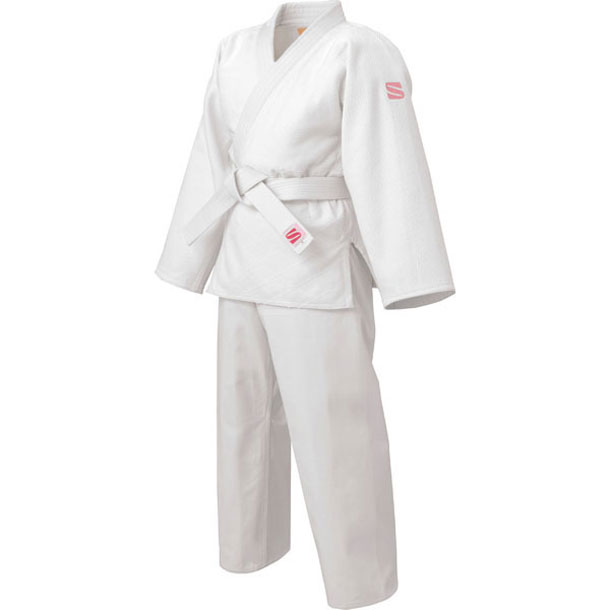 女子用一重織柔道衣（背継仕上）（愛称 さくら） セット 【KUSAKURA】九桜 その他ウェア(3点セット) (JSLS1)