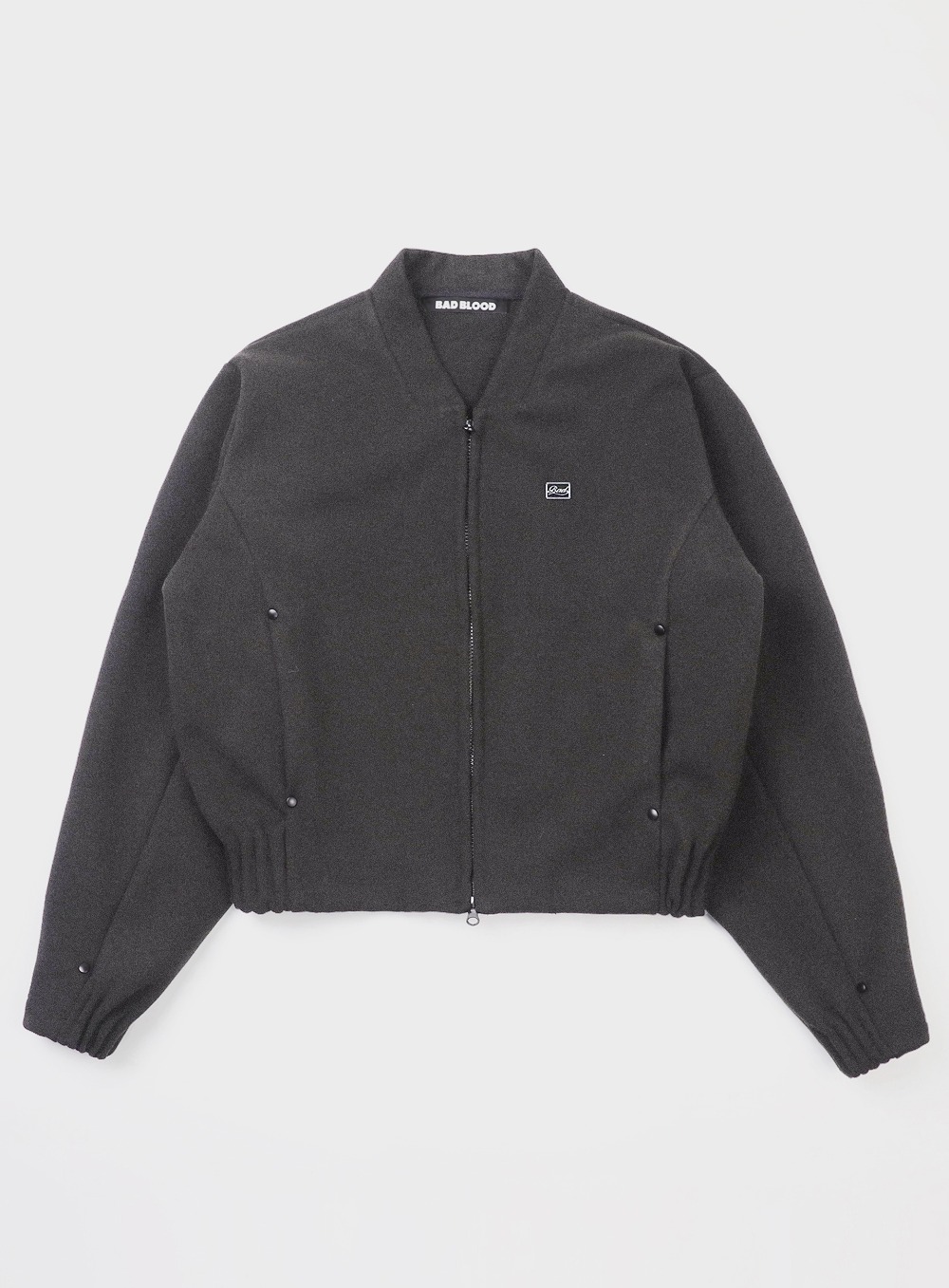 【BADBLOOD】 [UNISEX] BEYOND CASH SOFT ZIP-UP JACKET : CHARCOAL