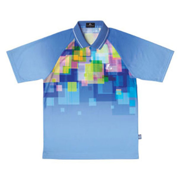 ルーセント LUCENT Uni ゲームシャツ(ライトブルー) テニスゲームシャツ (XLP8127)