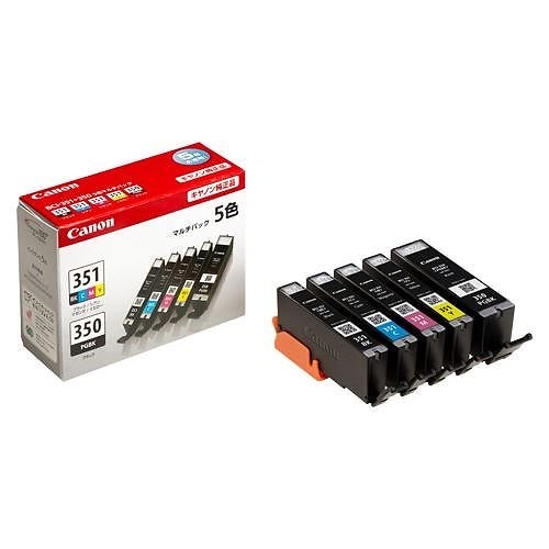 インクタンク 5色マルチP BCI-351+350/5MP 00016376 5,720円