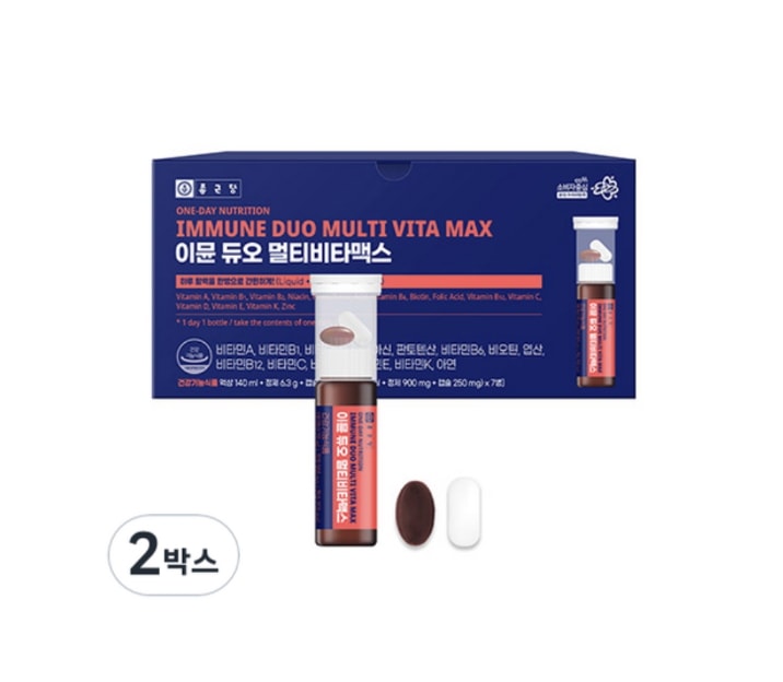 鍾根堂 イミュン デュオ マルチ ビタマックス 7本入 x 2BOX (14個入り)