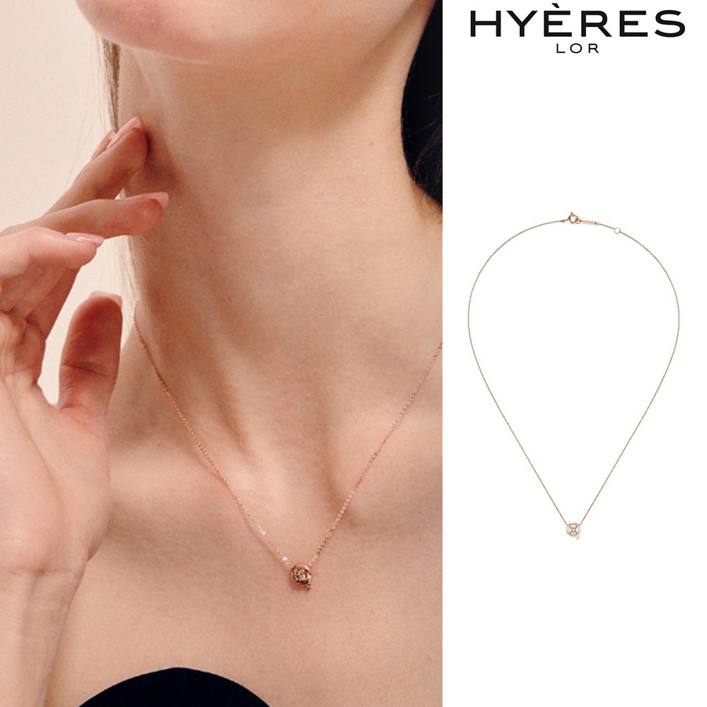 [HYERES LOR] Penidor 14K dia Part 2 necklace