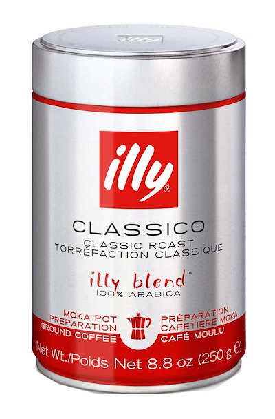 他サイト： イリー ブレンド エスプレッソ 粉 モカ ミディアムロースト (クラシコ) 250g レギュラー(粉)の商品画像