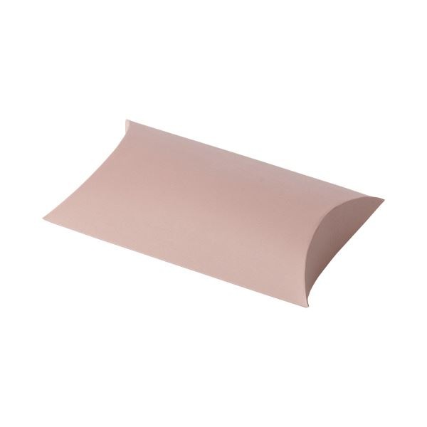 （まとめ）ヘッズ 無地ピローボックス-4 グレイッシュピンク MGP-PB4 1パック（10枚）[x10セット]