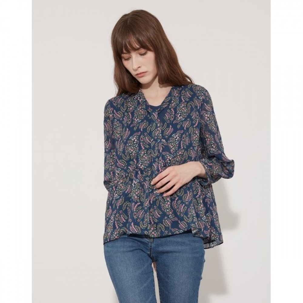 (オリビアローレン) ラップディテールフリルブラウス_MDBNL3S2131