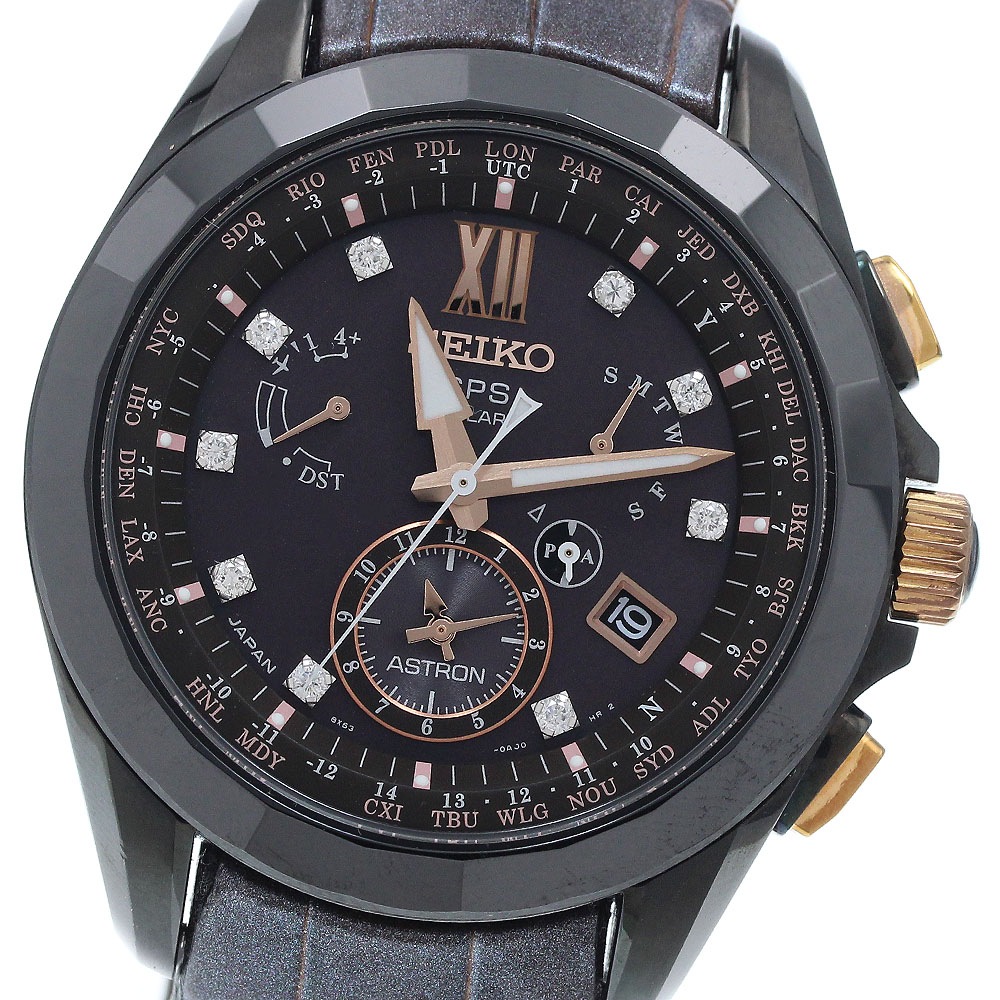セイコー SEIKO SBXB083/8X53-0AP0-2 アストロン 1500本限定 ソーラー電波 メンズ 内箱付き_938942【中古】