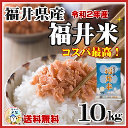 <クーポン使えます!>【新米】【即納OK!送料無料】★高品質ブレンド米!福井県産福井米10kg★北陸米処の安心安全の検査米★ コスパ最高の声多数!令和2年産