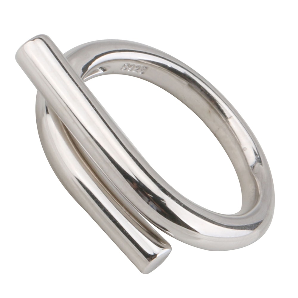 925 シンプルハグリング 華奢 個性 [cr254]