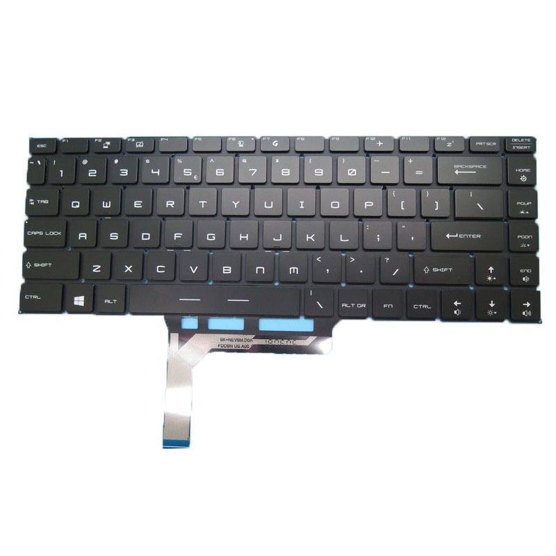 キーボード互換 MSI WE65 7TL 9TI 9TJ MS-16U2 英語バックライト