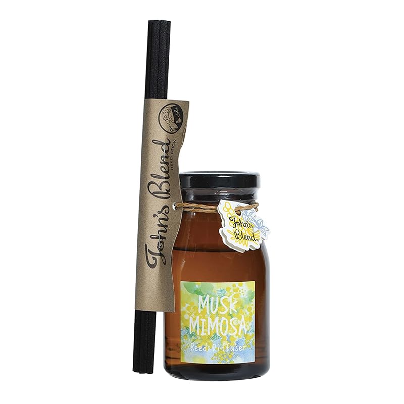 John’s Blend(ジョンズブレンド) ルームフレグランス リードディフューザー ムスクミモザ 140ml OA-JOO-11-1