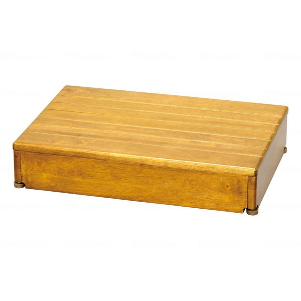 アロン化成 木製玄関台 60W-40-1段 ライトブラウン 535582 メーカー直送 13,672円