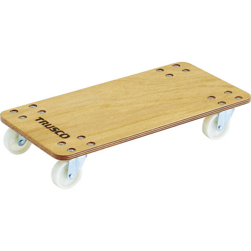 トラスコ中山　合板平台車プティカルゴ 600X300 ナイロン車　PC3060