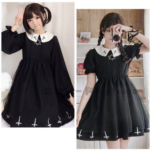 ゴスロリ ワンピース コスチューム衣装レディース ロリータ服 コスプレ 半袖 長袖チュール