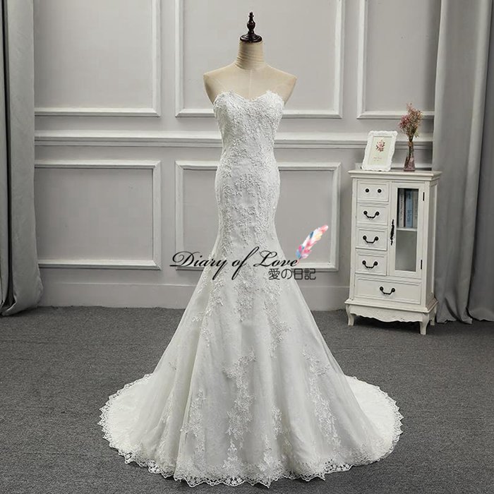 体験募集Sサイズ短納期 ウェディングドレス 結婚式 マーメイド 海外挙式 ドレス 二次会/ウェディング マーメイド シルバー 花嫁ドレス 刺繍付き 編み上げ ナチュラル 個性派 海外ウエディン