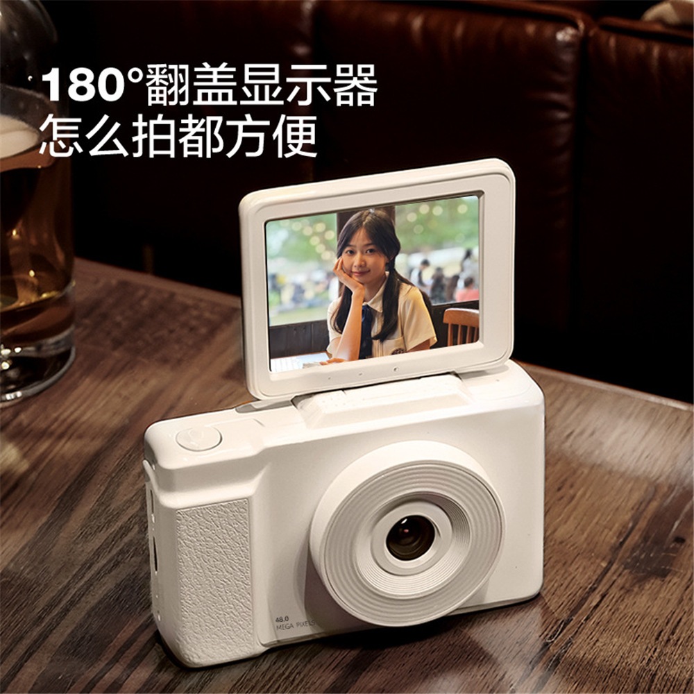 新しいh13学生カメラccdは携帯電話のフリップ画面を渡すために自撮りやビデオを撮影してカードマシン