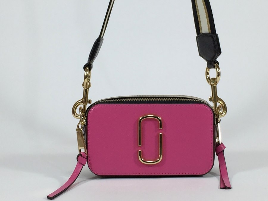 ショルダーバッグ スナップショット ピンクチョコゴールド 【中古品】