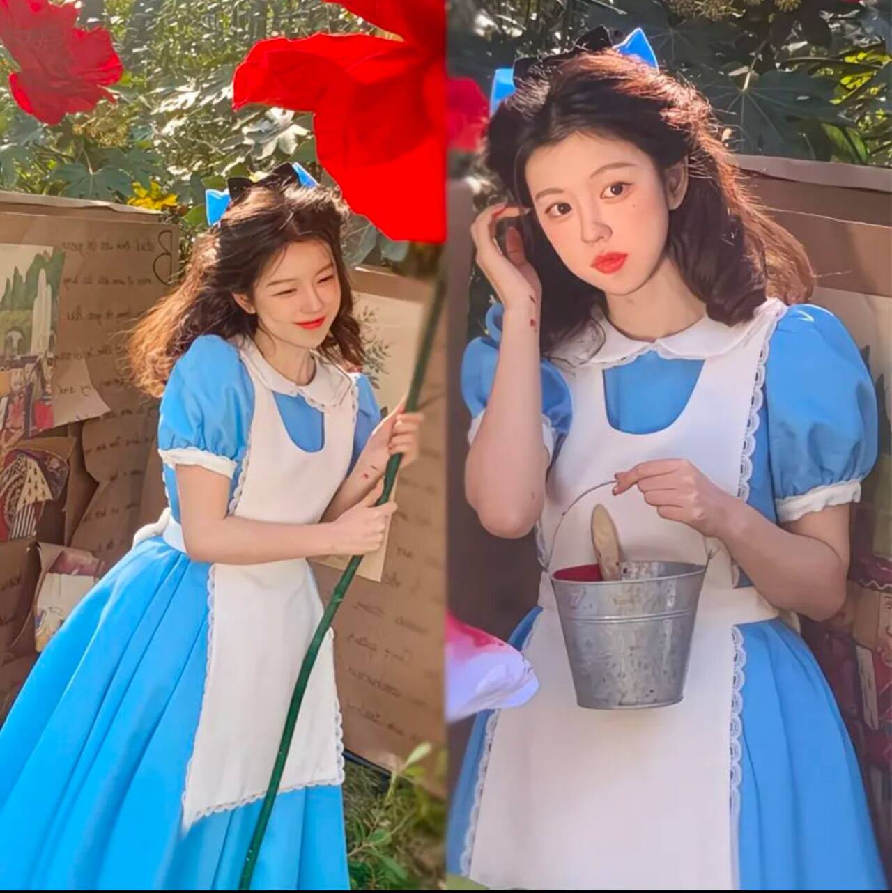 即納 一部在庫あり コスプレ衣装 ふしぎの国のアリス Alice アリス ありす 大人 コスプレ 衣装 コスム プリンセス ドレス ステージ服 舞台服 演出服 コス 文化祭 学園祭 ハロウィーン