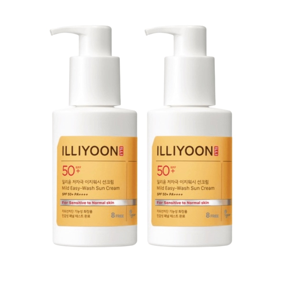 [正規品]低刺激 イージーウォッシュ サンクリーム SPF50+ PA++++ 150ml 2個