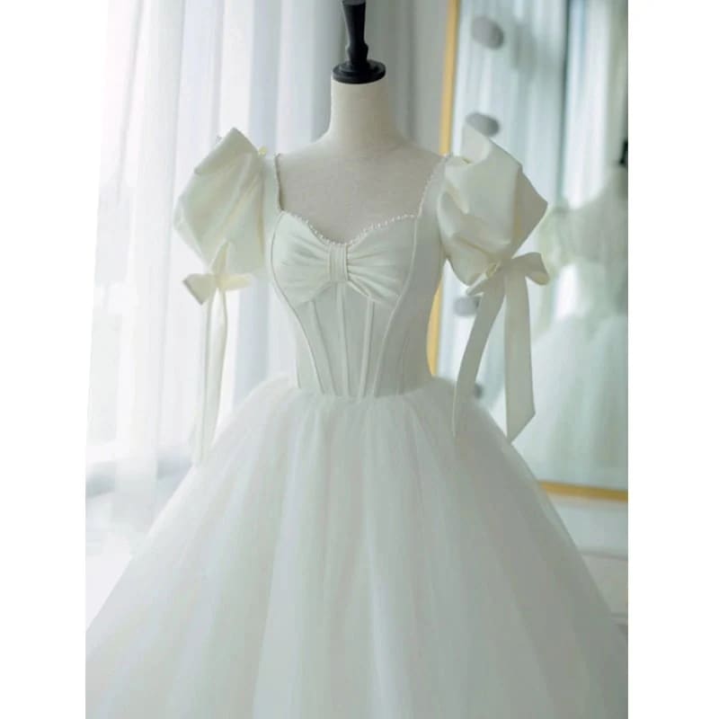 プリンセス ライト ウェディング ドレス 2025 ブライダル メイン糸 小さな質感 シン 冬