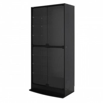 コレクションラックワイド ハイタイプ 奥行39cm本体 CR-T8339　BK/ブラック