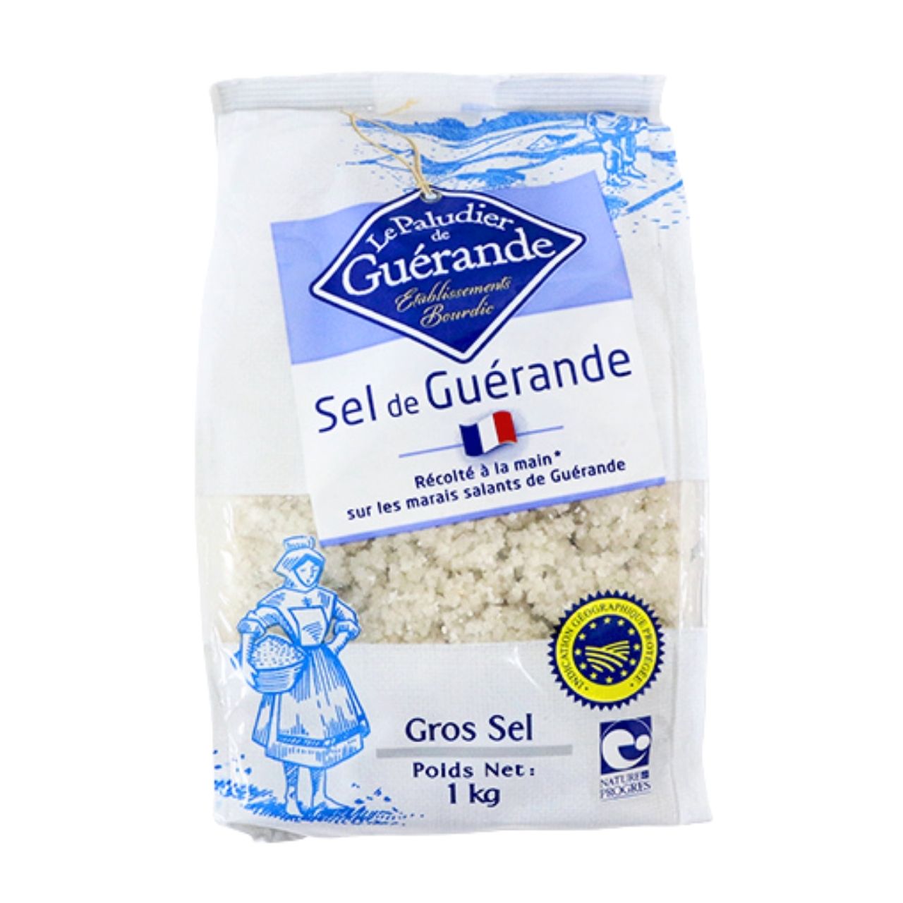 ゲランドの塩 セルマランドゲランド あら塩 1kg 10個 粗塩 調味料 塩 ソルト あらじお