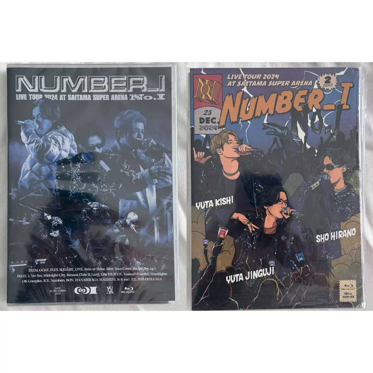 Number_i LIVE TOUR 2024 No.I 初回生産限定盤 & 通常盤 Blu-ray 2枚