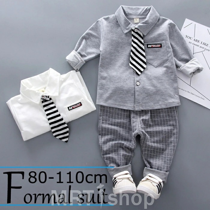 【新品プロモ-ション】男子 発表会 入学式 入園式 キッズ シャツ パンツ 長袖ベビー服 結婚式 お呼ばれ お食い初め 服 男子 子供 お出かけ 80 90 男子 キッズ フォーマルウェア 子供