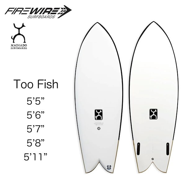 Yamada 様のファイヤーワイヤー Too Fish フィン付き5'5''