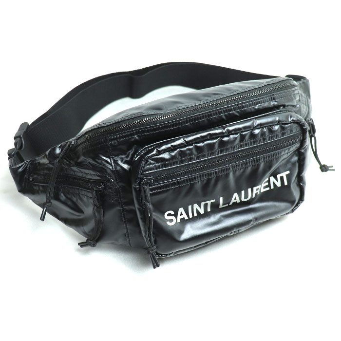 SAINT LAURENT サンローラン ヌックス ボディバッグ ブラック 581375HO21Z1054 メンズ 中古 美品