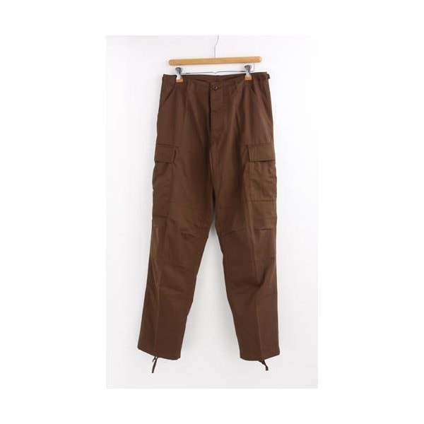 アメリカ軍 BDU カーゴパンツ ／迷彩服パンツ Lサイズ YN521007 ブラウン レプリカ
