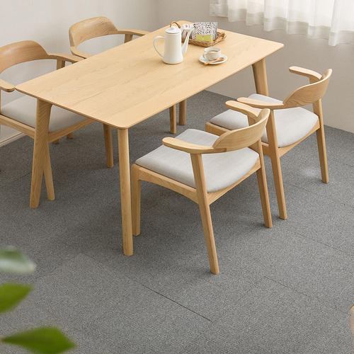 【メーカー直送品】萩原 【80枚組】グリップタイルカーペット LDY4000 約40×40cmGY グレー
