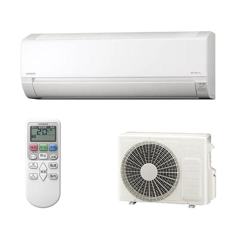 日立 HITACHI 白くまくん ルームエアコン スターホワイト RAS-AJ2225S-W 6畳 100V 31,117円