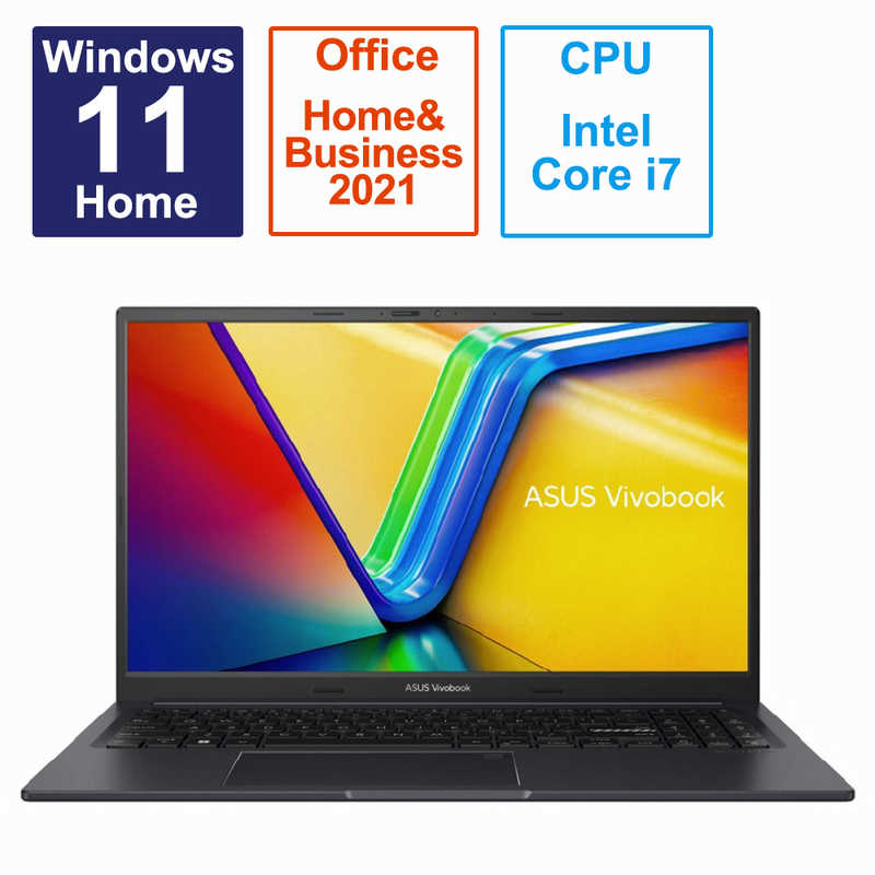 ASUS エイスース　ノートパソコン Vivobook 15X インディーブラック [15.6型 /Win11 Home /Core i7]　K3504ZA-BQ020WS