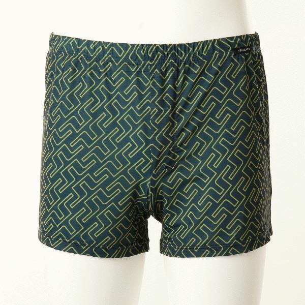 機能性ポリウレタン幾何学模様男性用イージーフィットブリーフ VMP7275ESG