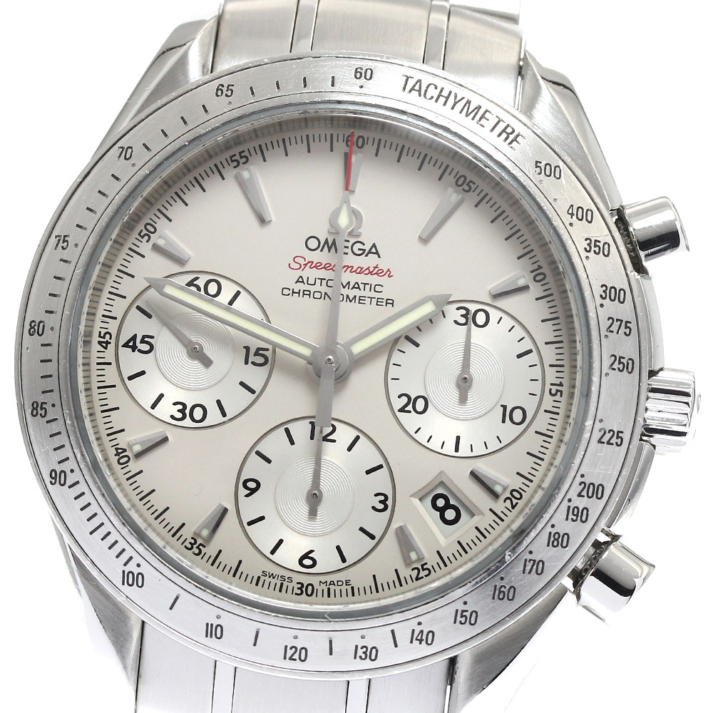 オメガ OMEGA 323.10.40.40.02.001 スピードマスター デイト クロノグラフ 自動巻き メンズ _887912【中古】