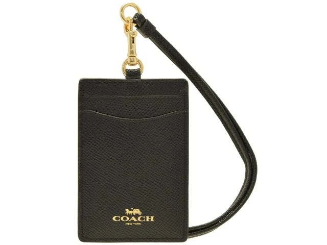 コーチ パスケース カードケース 定期入れ IDカードホルダー カード入れ ブラック アウトレット COACH 57311imblk