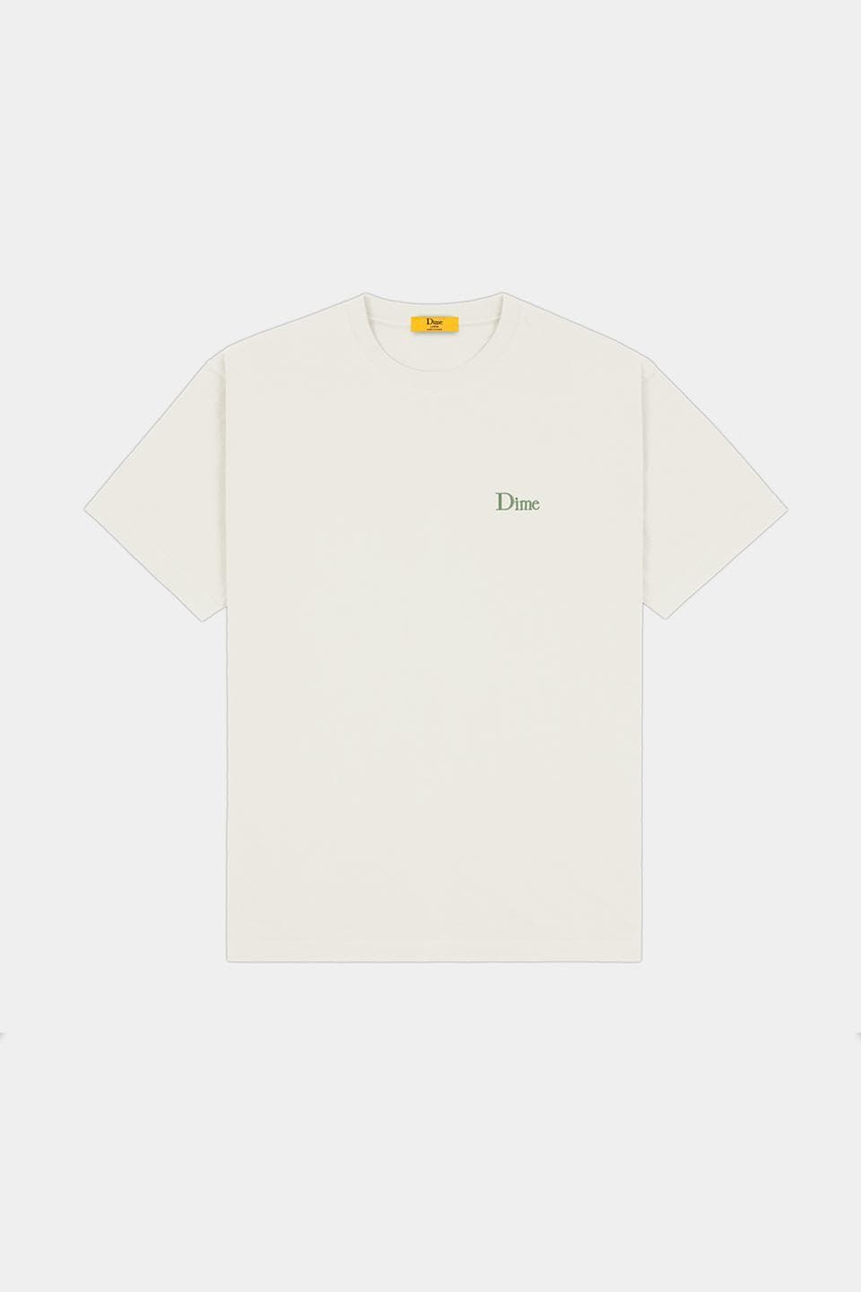 【DIME】 DIME CLASSIC SMALL LOGO T-SHIRT : RICE