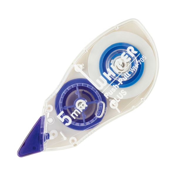 （まとめ） プラス ホワイパープッシュプル 5mm BL(×30セット)
