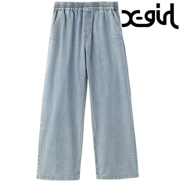 フェイスラベル イージーパンツ [105253031006] レディース ボトムス デニムパンツ ロングパンツ LtINDIGO 正規取扱店