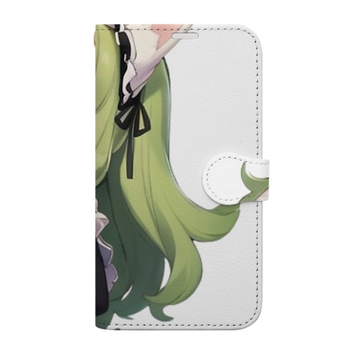 【受注生産】ウサギの女の子　カーラ 手帳型スマホケース